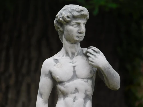 Statue of David - 57 cm - Solid Stone