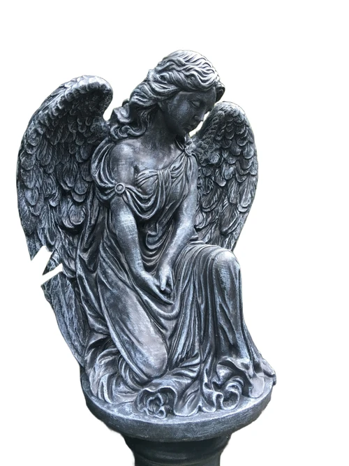 Beautiful angel, full of stone, dark color, a real eye-catcher!!