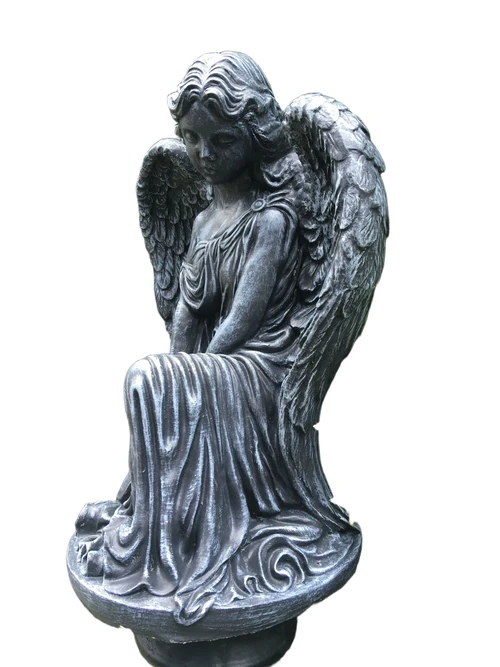 Beautiful angel, full of stone, dark color, a real eye-catcher!!