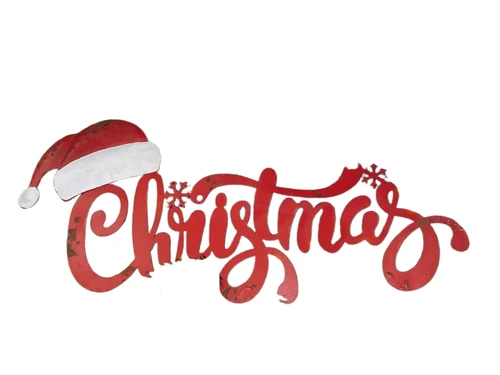 Decoratieve hanger Christmas - metaal met touw