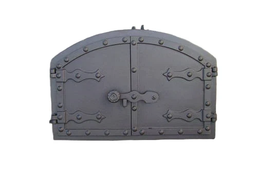 Deur pizza oven, gietijzer onbehandeld