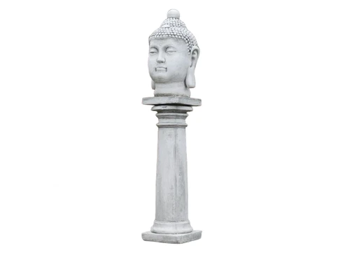 Buddha on pedestal - 130 cm - Stone