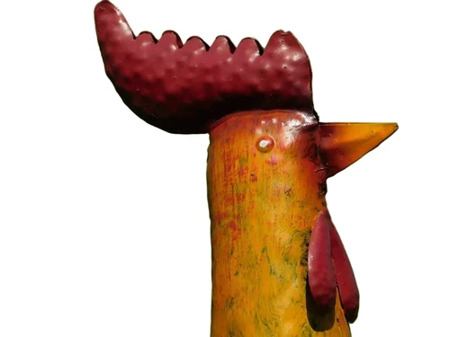 Planter Rooster - 50 cm - Handmade of Metal