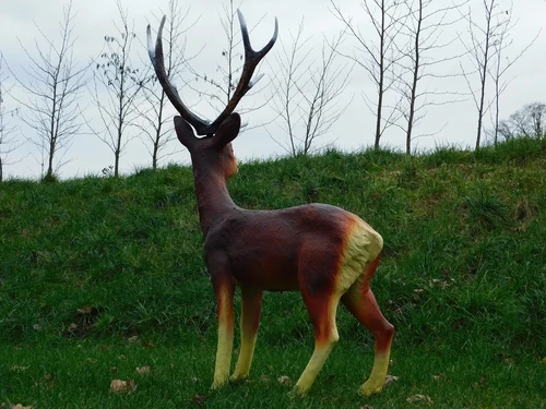 Large Deer with Antlers - 108 cm - Polystone
