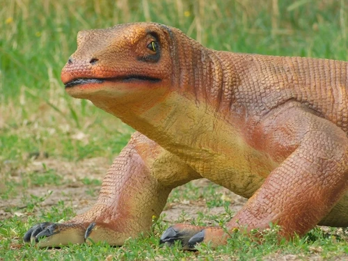 Statue Lizard XXL - 170 cm - Polystone - In Colour