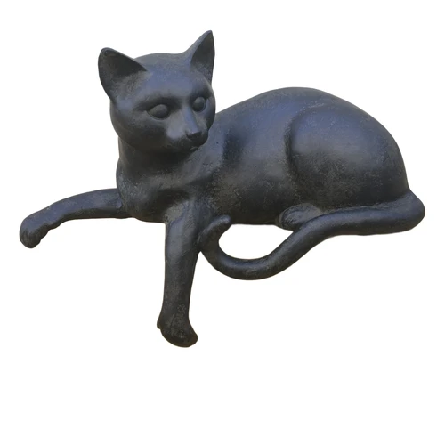 Katten sculptuur, Polystein, liggend.