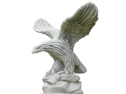 Eagle with Spread Wings - 80 cm - Stone