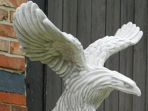 Eagle with Spread Wings - 80 cm - Stone