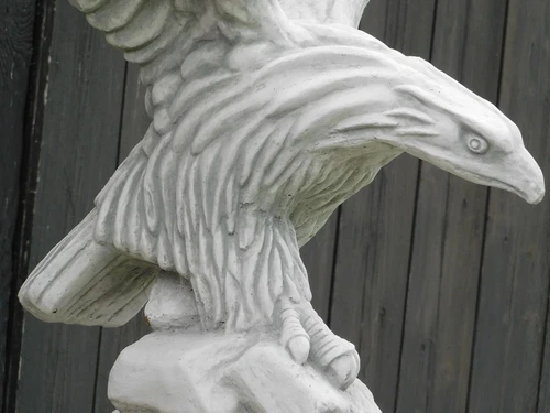 Eagle with Spread Wings - 80 cm - Stone