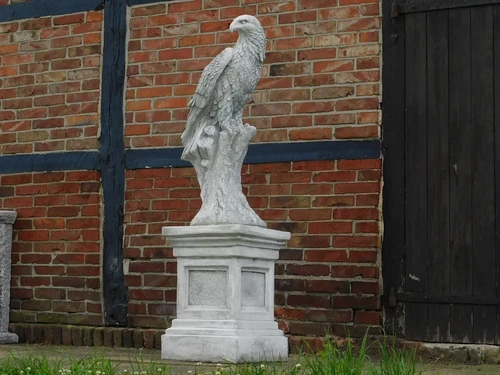 Adelaar Op Sokkel - 165 cm - Steen