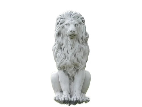 LETZTE Statue Löwe - 55 cm - Stein