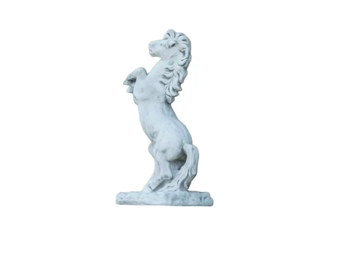Horse on Base - 140 cm - Solid Stone