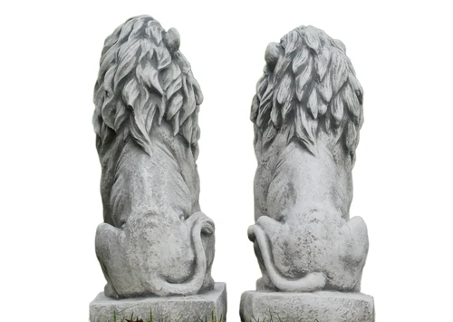 Set Löwen - Links und Rechts - Stein