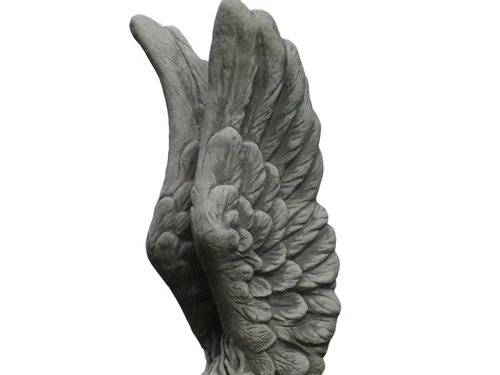 Kneeling Angel on Pedestal - 167 cm - Stone