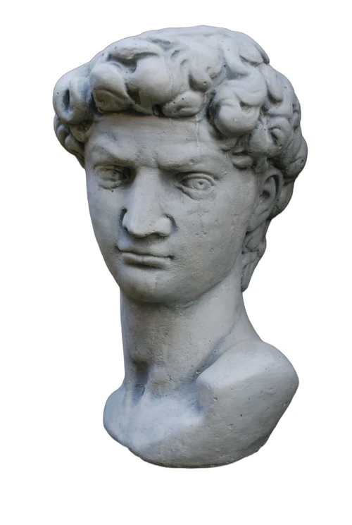 Apollo sculptuur van zwaar steen, prachtig in detail!!