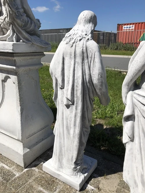 Sacred Heart Statue XXL – approx. 120 cm – Solid Stone