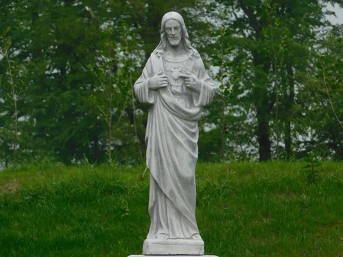 Jesus Sacred Heart statue - 80 cm - Full Stone