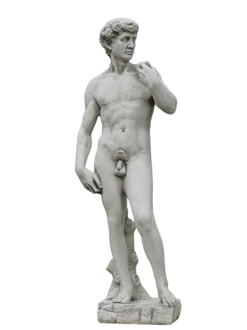 Garden sculpture David XL - 110 cm - Stone