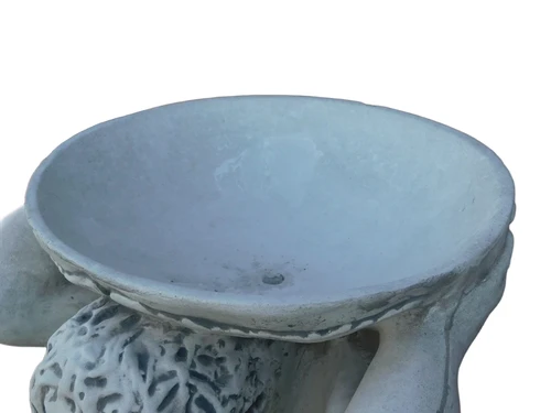 Statue Atlas on Pedestal - 130 cm - Solid Stone