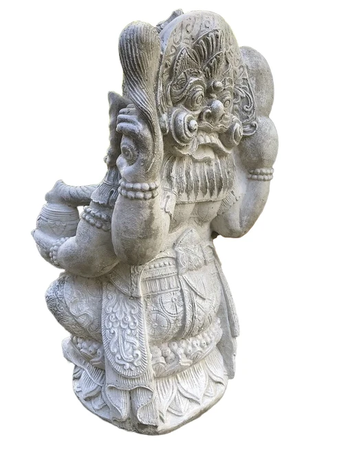 Statue Ganesha 1 - the God of Wisdom, Prosperity and Happiness - Solid Stone