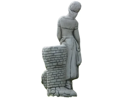Beeld Kind met Waterloop - 60 cm - Steen