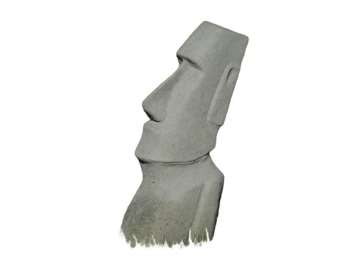 Beeld Moai XXL - raw - vol steen