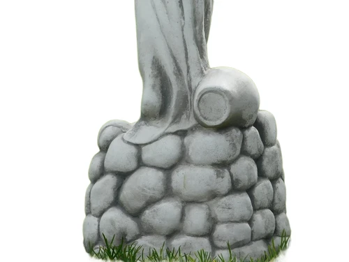 Statue Woman on Watercourse - 70 cm - Stone