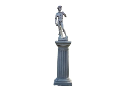 David on Plinth - 127 cm - Stone