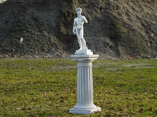 David on Plinth - 127 cm - Stone