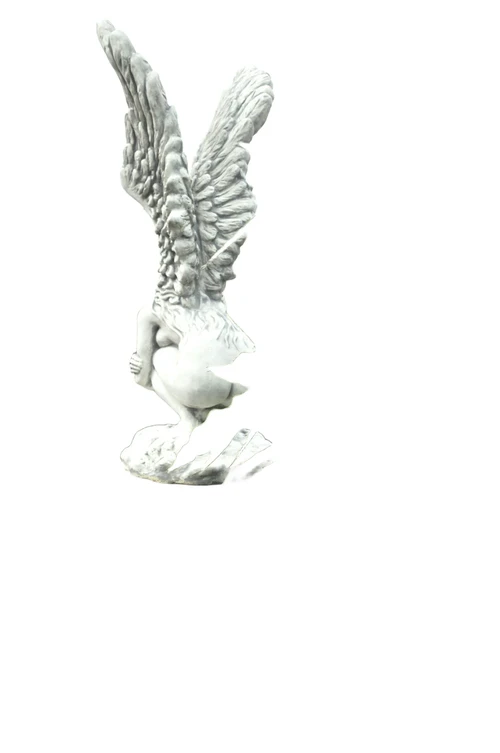 Große Sockel-Säulenkonsole aus massivem Kunststein