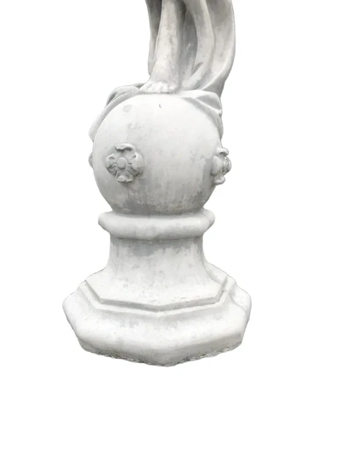 Sculpture ''Lady with the Scarf - 170 cm - Stone