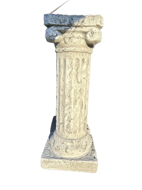 Robust Pedestal - 65 cm - Greek Style - Solid Stone