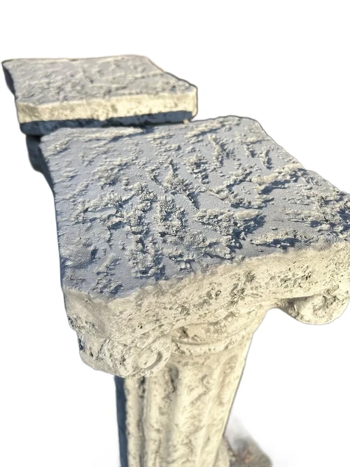 Robust Pedestal - 65 cm - Greek Style - Solid Stone