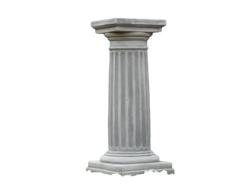 Ornate Pedestal - 70 cm - Stone