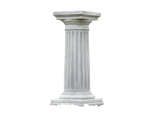 Ornate Pedestal - 70 cm - Stone