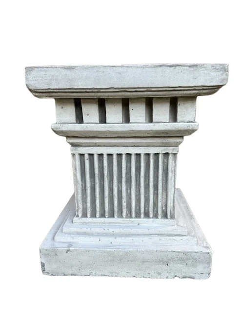 Pedestal - Column - 42 cm - Square - Stone