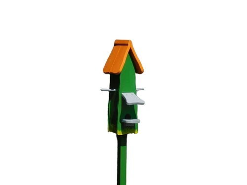 Handgemaakt vogelhuis - hout - 180cm