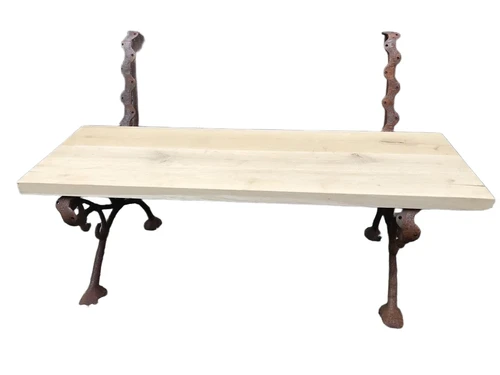 set of loose bench side parts, heavy cast iron supports