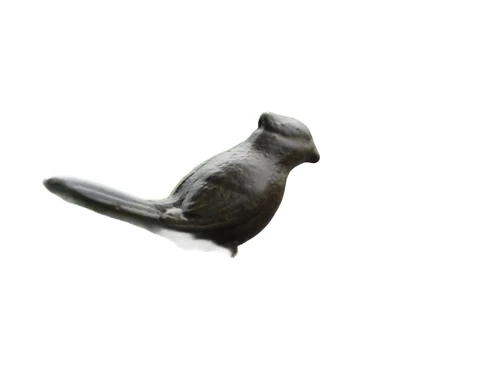 Bird bath with birds - 75 cm - Brown