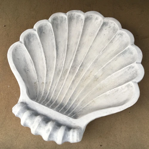 Shell-shaped Birdbath - approx. 55 cm - Stone