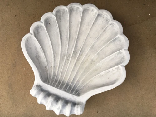 Shell-shaped Birdbath - approx. 55 cm - Stone