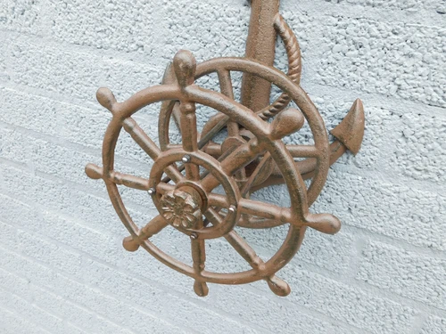 Anker Water Hose Holder – Brown – Cast Iron
