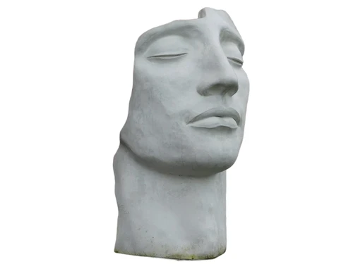 Unique sculpture The Face - 135 cm - Stone