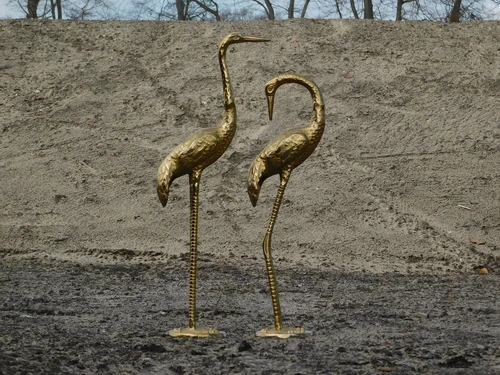 Kranichsatz XL - gold - alu