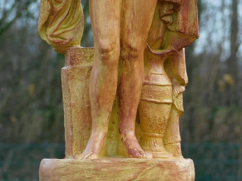 Statue Naked Woman Draped - 67 cm - Polystone