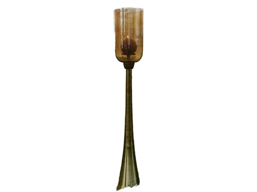 Standing Candlestick - 110 cm - Glass and Metal