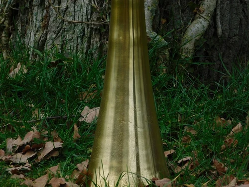 Standing Candlestick - 110 cm - Glass and Metal