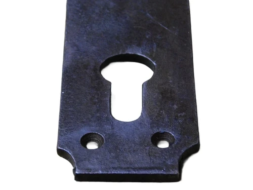 Vintage Deurplaat - PC 92 - Gietijzer - Antiek Bruin