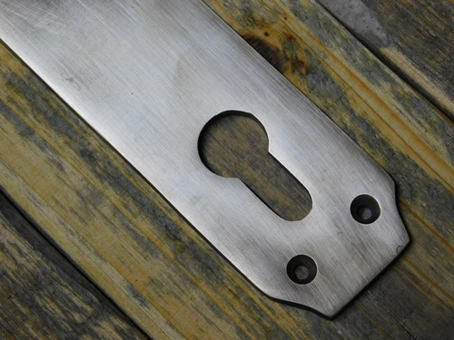 Vintage Door Plate - PC 92 - Antique Brass