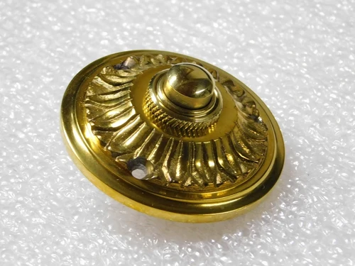 Round Doorbell - Ø 5.5 cm - Brass